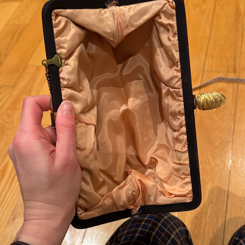Vintage Satin Clutch - Picture 6 of 7